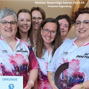 Praetoria Regensburg Meister in der BYL Frauen 2023/24