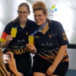 EM Gold für Franziska Czech und Sabrina Laub im Doppel – Silber im Einzel für Franziska Czech