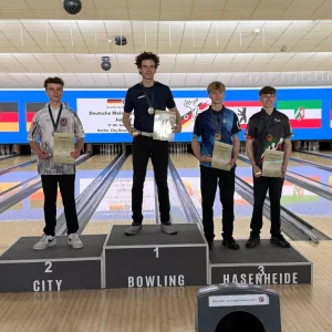 DM Jugend A: Zum Abschluss Bronze im Masters durch Robin Tucker