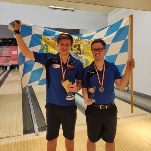 Tobias Börding und Michael Eisenmann schaffen es auf Rang 3 im Doppel der DM 2023